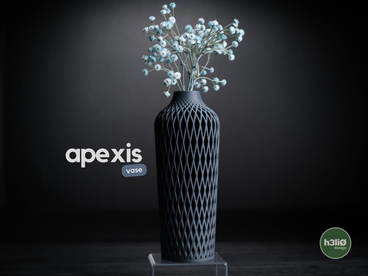 Vaso di design ApexIs – Stampa 3D impermeabile in PETG