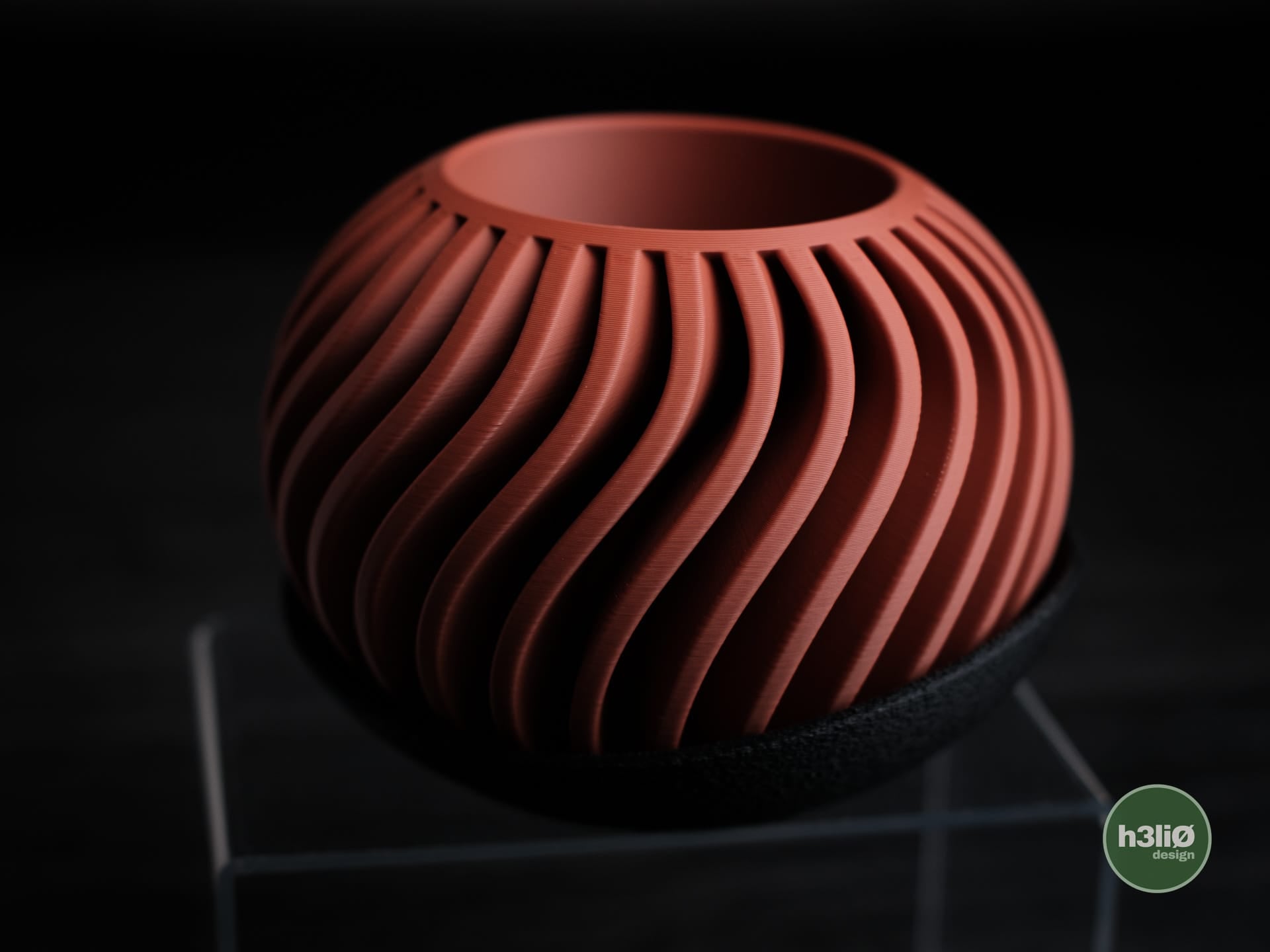 Vaso moderno “Surge Planter” in stampa 3D – Design esclusivo h3lio