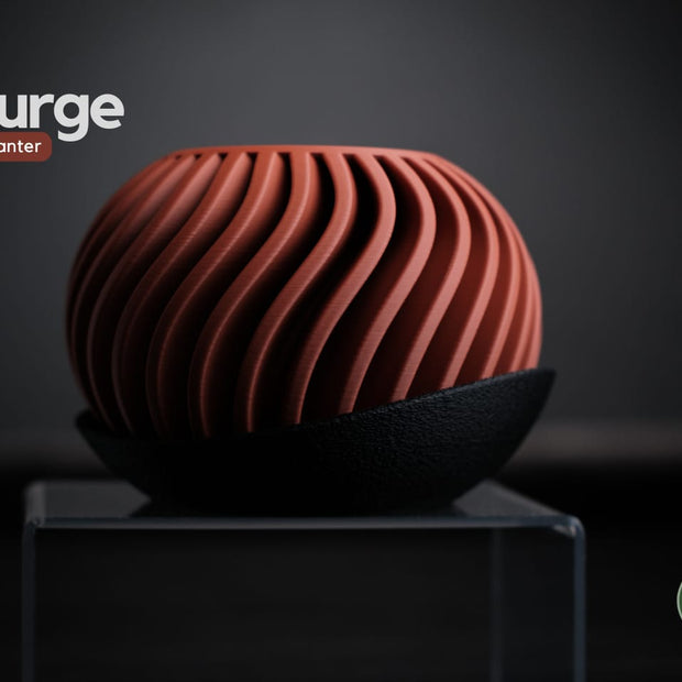 Vaso moderno “Surge Planter” in stampa 3D – Design esclusivo h3lio
