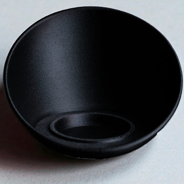 Vaso decorativo design moderno viola e nero