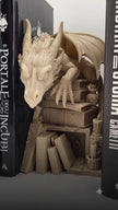 Dragon Book Nook – Inserto Fermalibri Fantasy con Drago, Realizzato in Stampa 3D