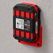 Kit 3 supporti muro batterie compatibili Parkside X20V Team PETG rosso