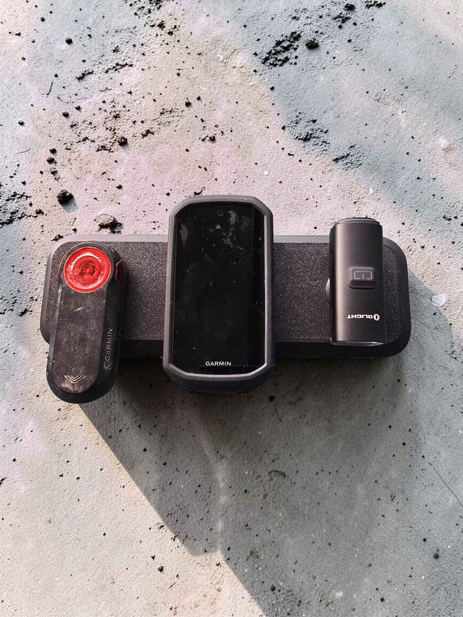 Supporto da Parete per Accessori Bici – Organizer Garmin, Luci e Dispositivi