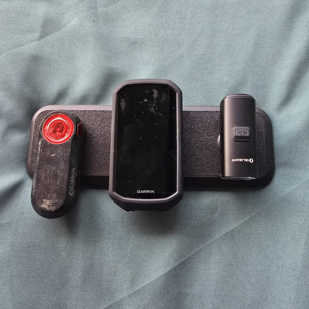 Supporto da Parete per Accessori Bici – Organizer Garmin, Luci e Dispositivi