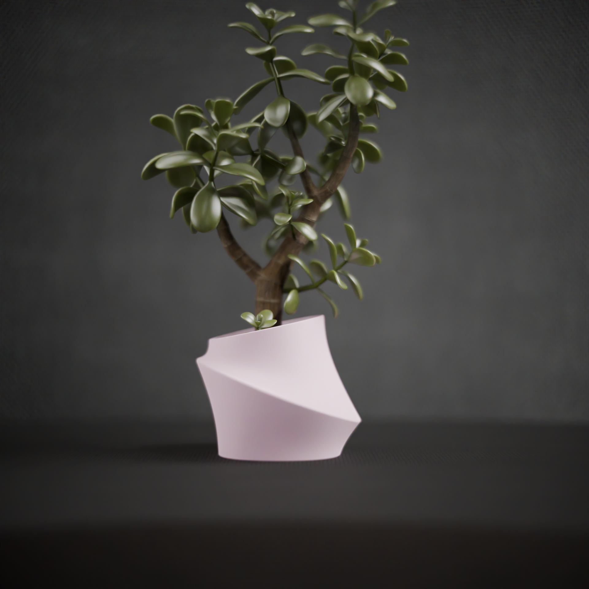 Vaso decorativo moderno dal design geometrico intrecciato