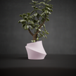 Vaso decorativo moderno dal design geometrico intrecciato