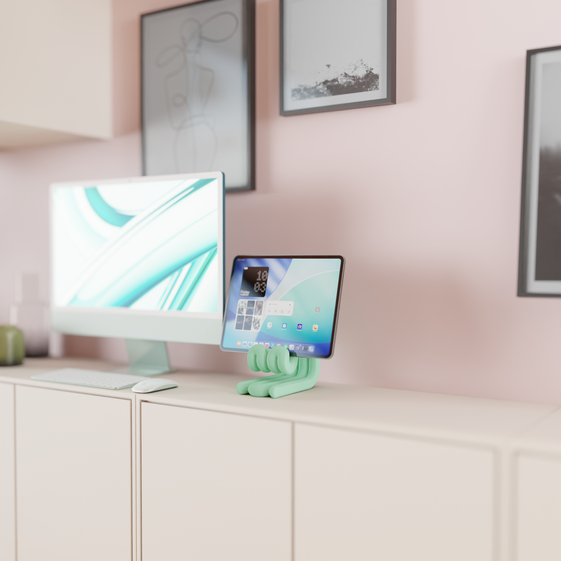 Supporto Tablet e iPad Design Ergonomico – Stand da Scrivania Moderno