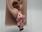 Orecchini il maialino rosa