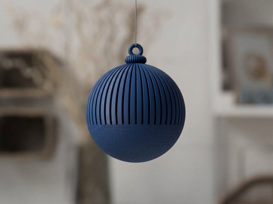 Decorazione natalizia 3D da appendere – Sfera multifunzione da 70 mm