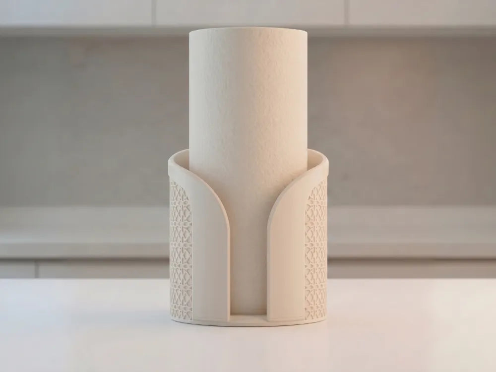 Porta Rotolo di Carta da Cucina Kumiko Minimalista – Design Japandi e Scandinavo
