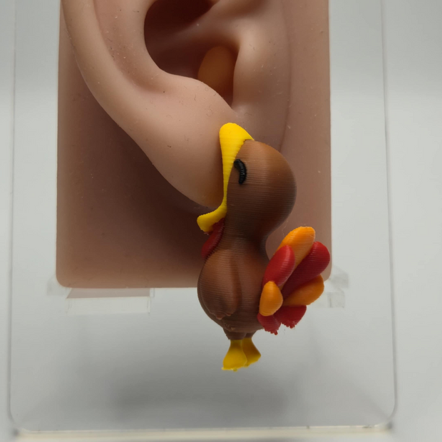 Orecchini uccellino divertente