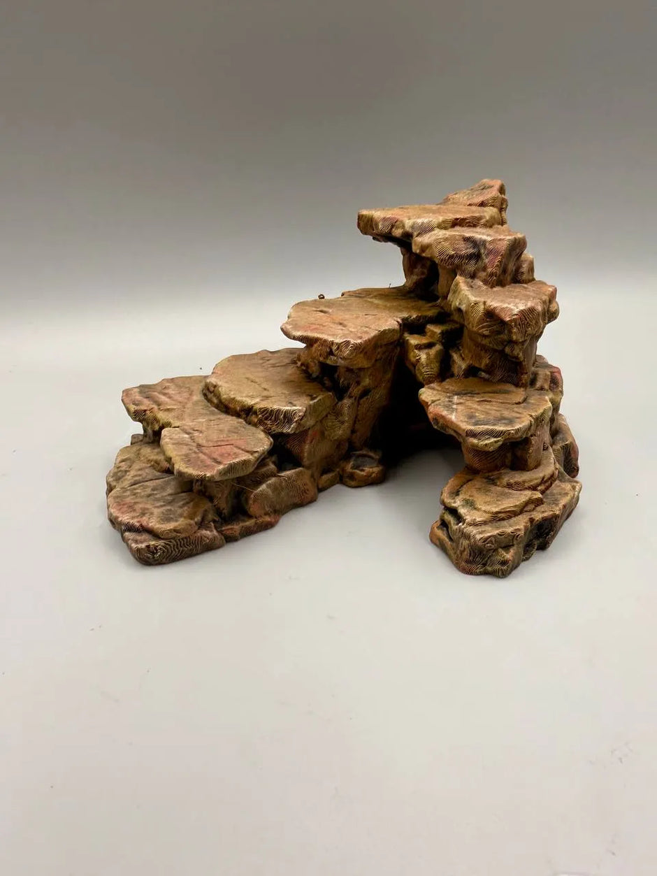 Rocce Rifugio del Deserto per Terrario – Formazione Rocciosa con Nascondiglio e Piattaforme