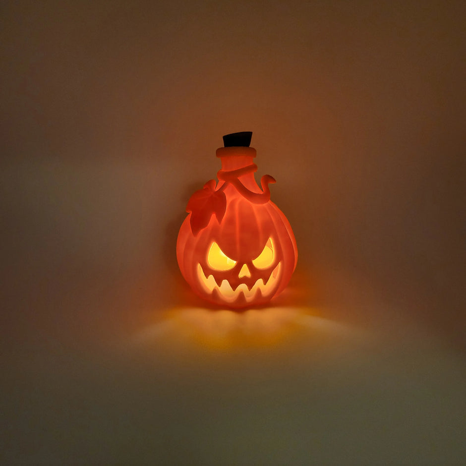 Lanterna di Zucca Halloween Jack-o'-Lantern – Decorazione Luminosa 3D