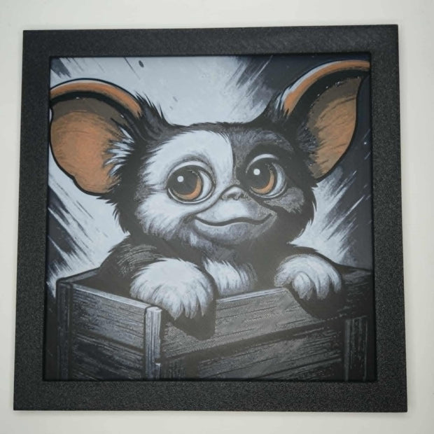 Quadro 3D Gizmo (Gremlins)- Stampa 3D alta definizione