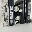 Halloween Book Corner 3D – Ghost & Spooky Skull Shelf | Decorazione Horror per Libreria