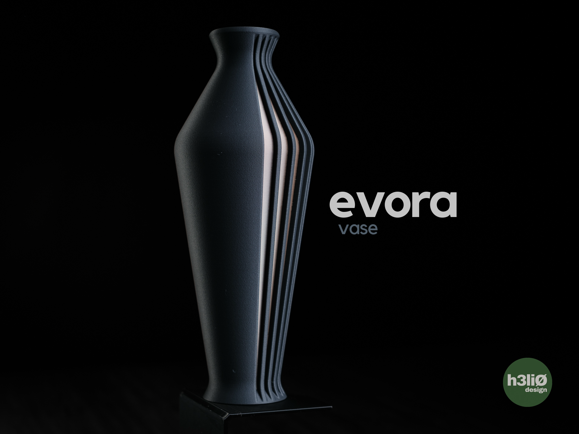 🖤 Evora Vase – Vaso di Design Moderno