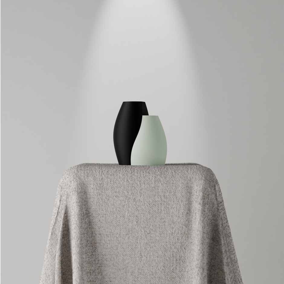 Set di 2 vasi moderni decorativi