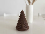 Albero Decorativo per Candela LED – Stampa 3D, Design Scanalato, 2 Misure e 5 Colori