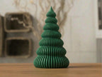 Albero Decorativo per Candela LED – Stampa 3D, Design Scanalato, 2 Misure e 5 Colori
