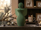 Statua Angelo Moderno Decorativo – Decorazione Natalizia Elegante, Stampata in 3D