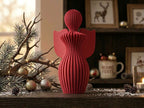 Statua Angelo Moderno Decorativo – Decorazione Natalizia Elegante, Stampata in 3D