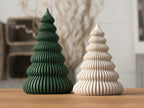 Albero Decorativo per Candela LED – Stampa 3D, Design Scanalato, 2 Misure e 5 Colori