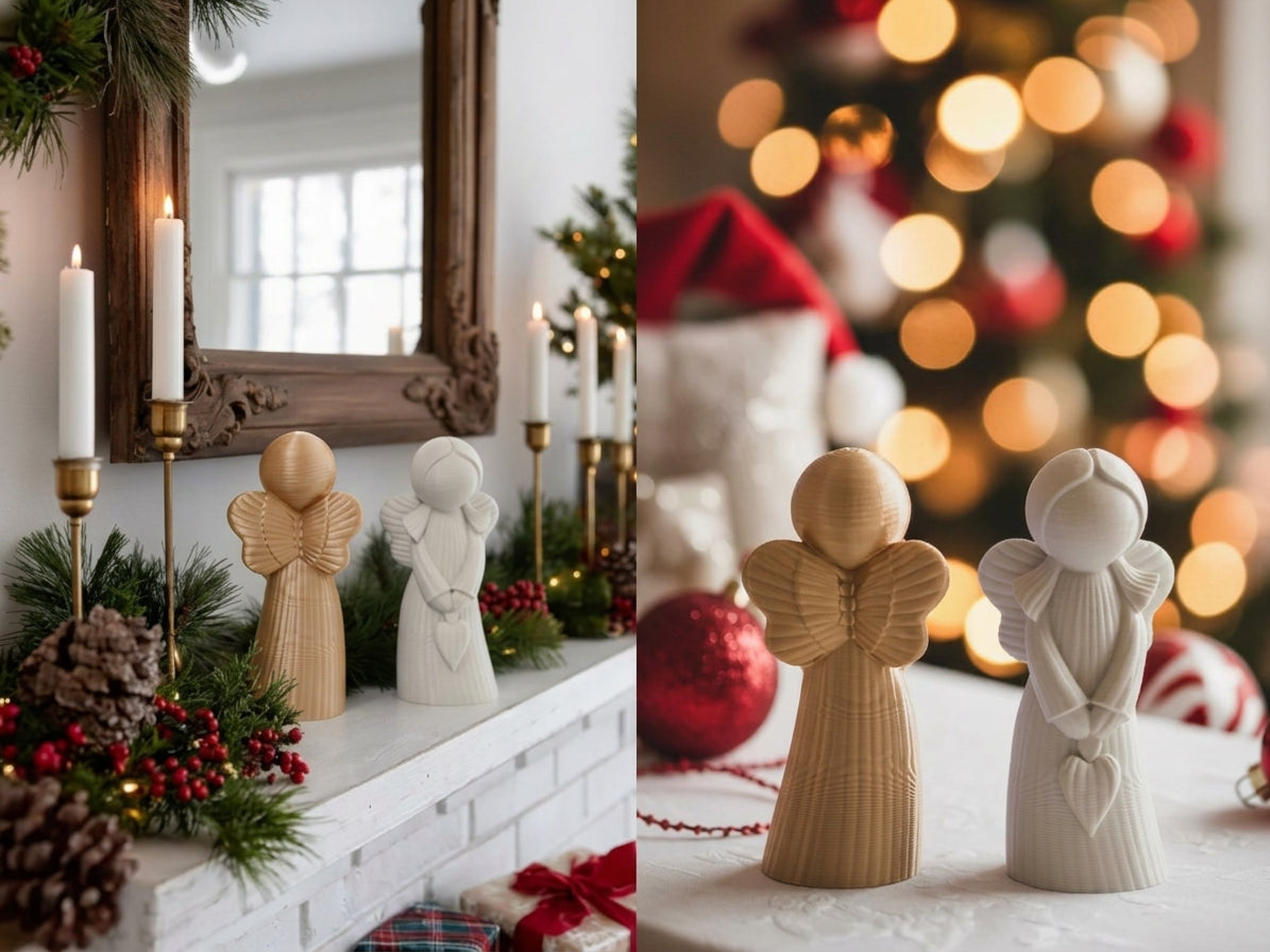 Hearth Angels – Angeli decorativi natalizi stampati in 3D