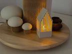Casetta Portacandele Decorativa Moderna – Decorazione Luminosa Invernale e Natalizia