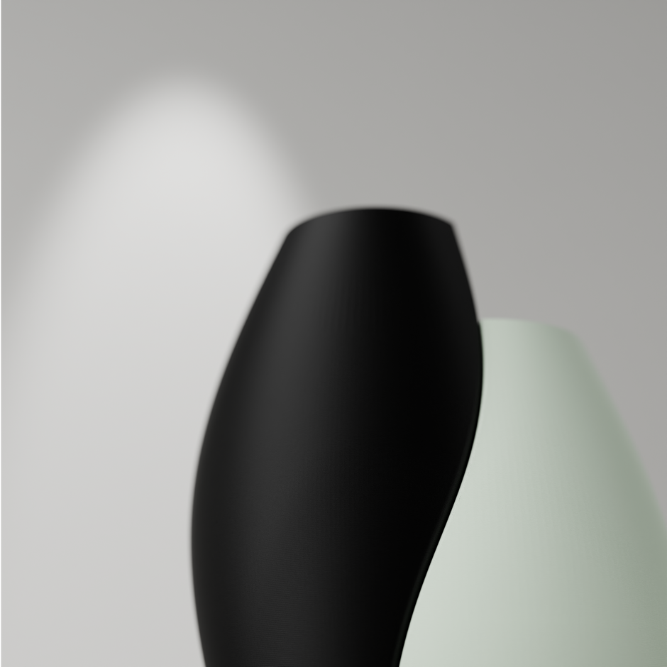 Set di 2 vasi moderni decorativi