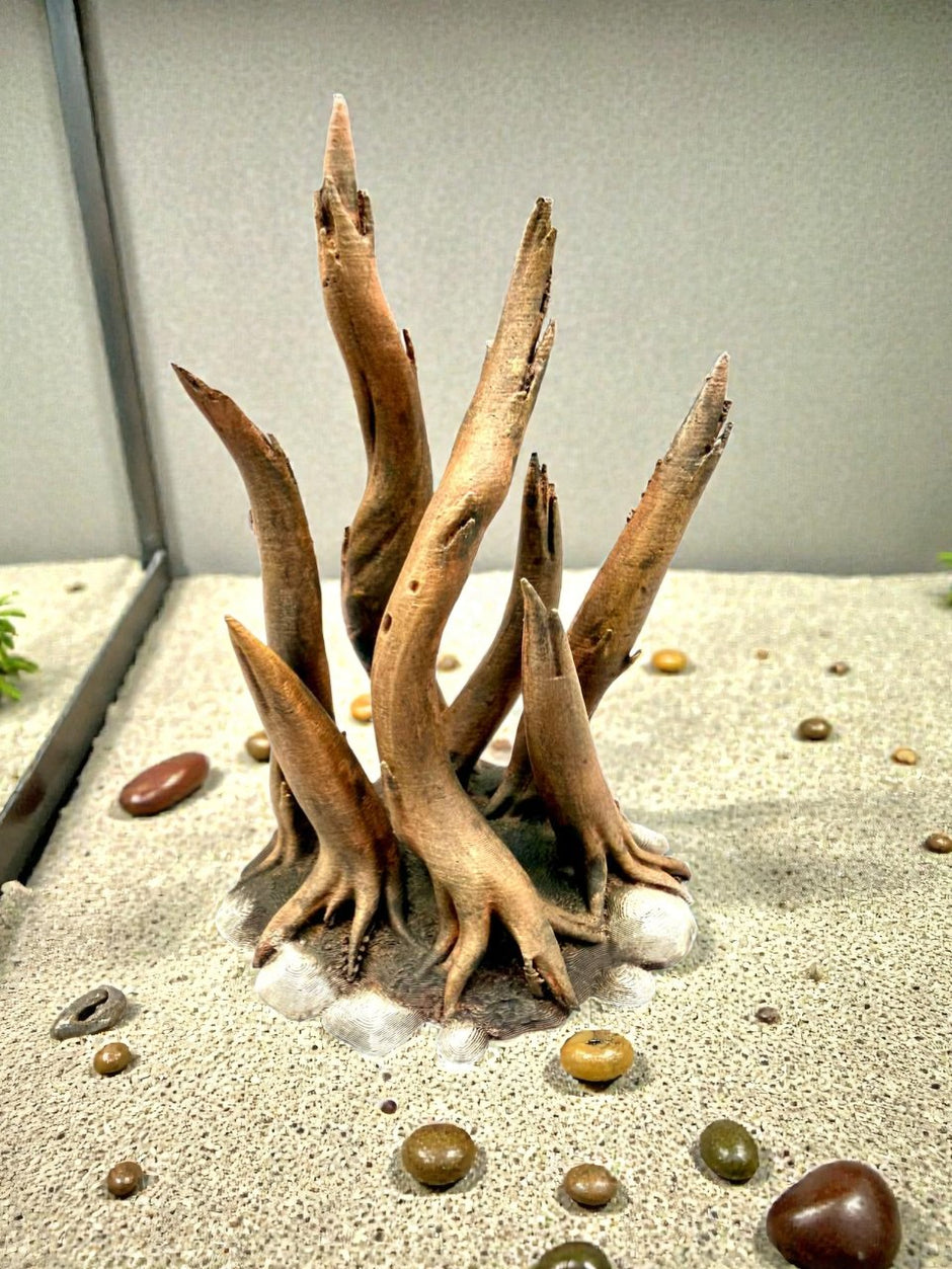 Radici Naturali per Terrario – Rifugio 3D Decorativo per Rettili e Anfibi