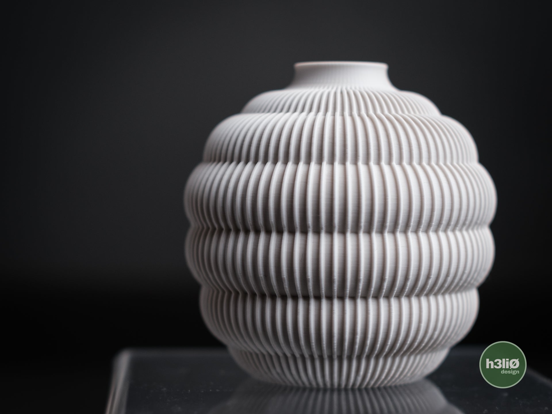 Vaso moderno “Surge Planter” in stampa 3D – Design esclusivo h3lio
