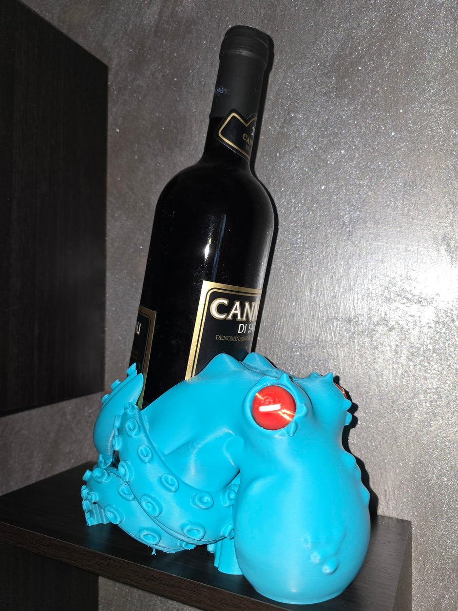 Porta Bottiglia Polpo – Stampa 3D Artigianale