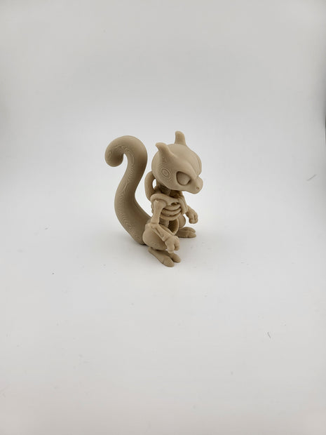 Figura scheletro scoiattolo – Stampa 3D collezionabile