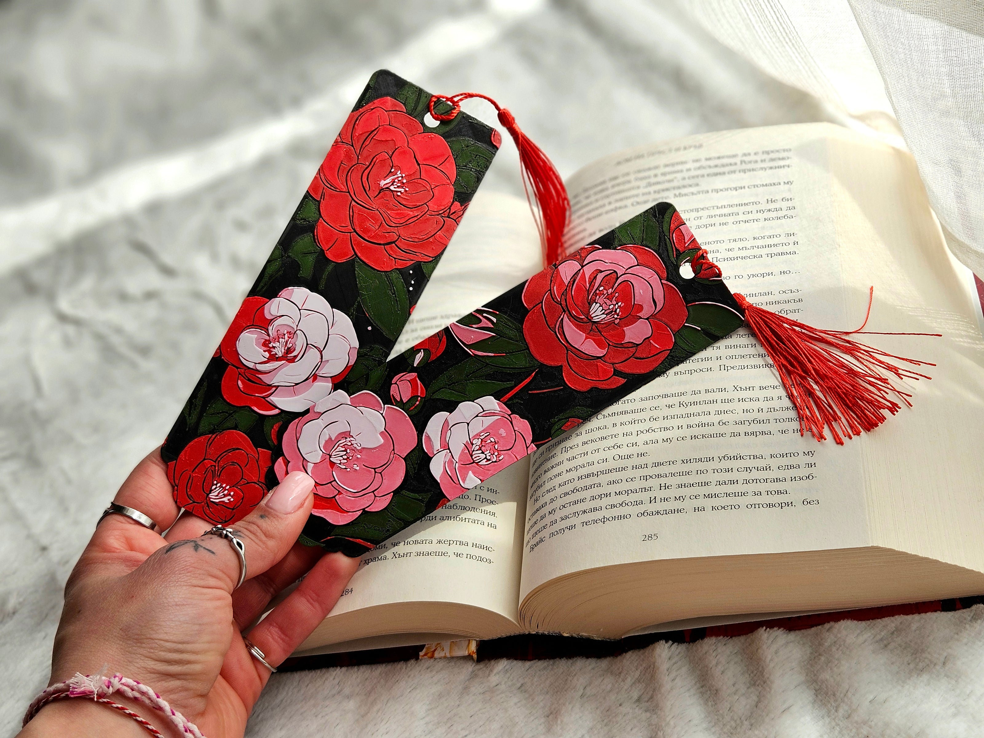 Segnalibri stiloso floreale Stampa 3D da collezione