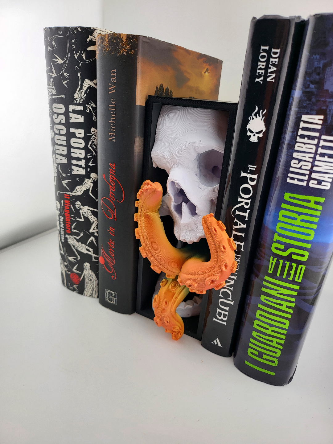 Fermalibri Teschio & Tentacoli – Stampa 3D