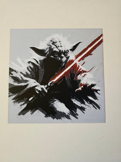 Quadro 3D Yoda Sith – Fan Art Star Wars