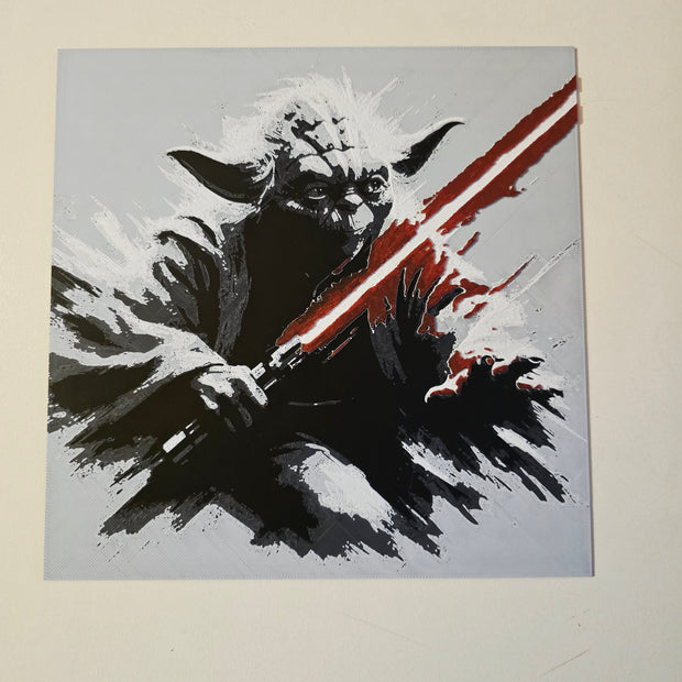 Quadro 3D Yoda Sith – Fan Art Star Wars
