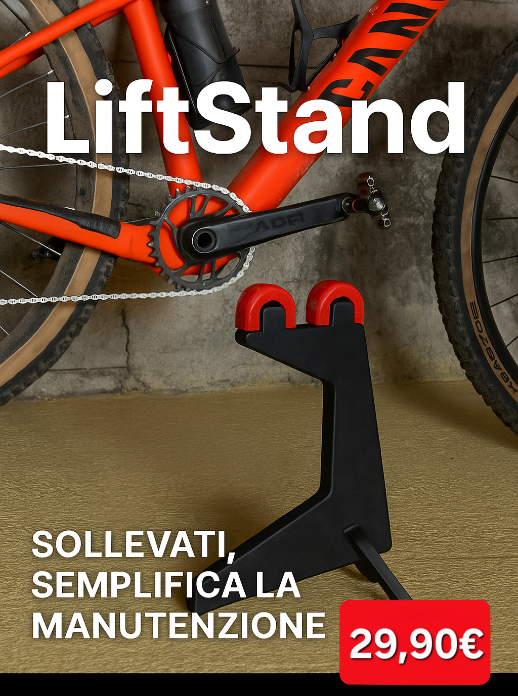 LiftStand - Supporto Manutenzione per Bici