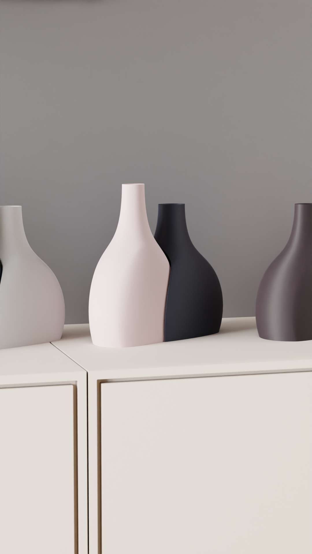 Coppia di vasi incastrabili – Design moderno e armonioso