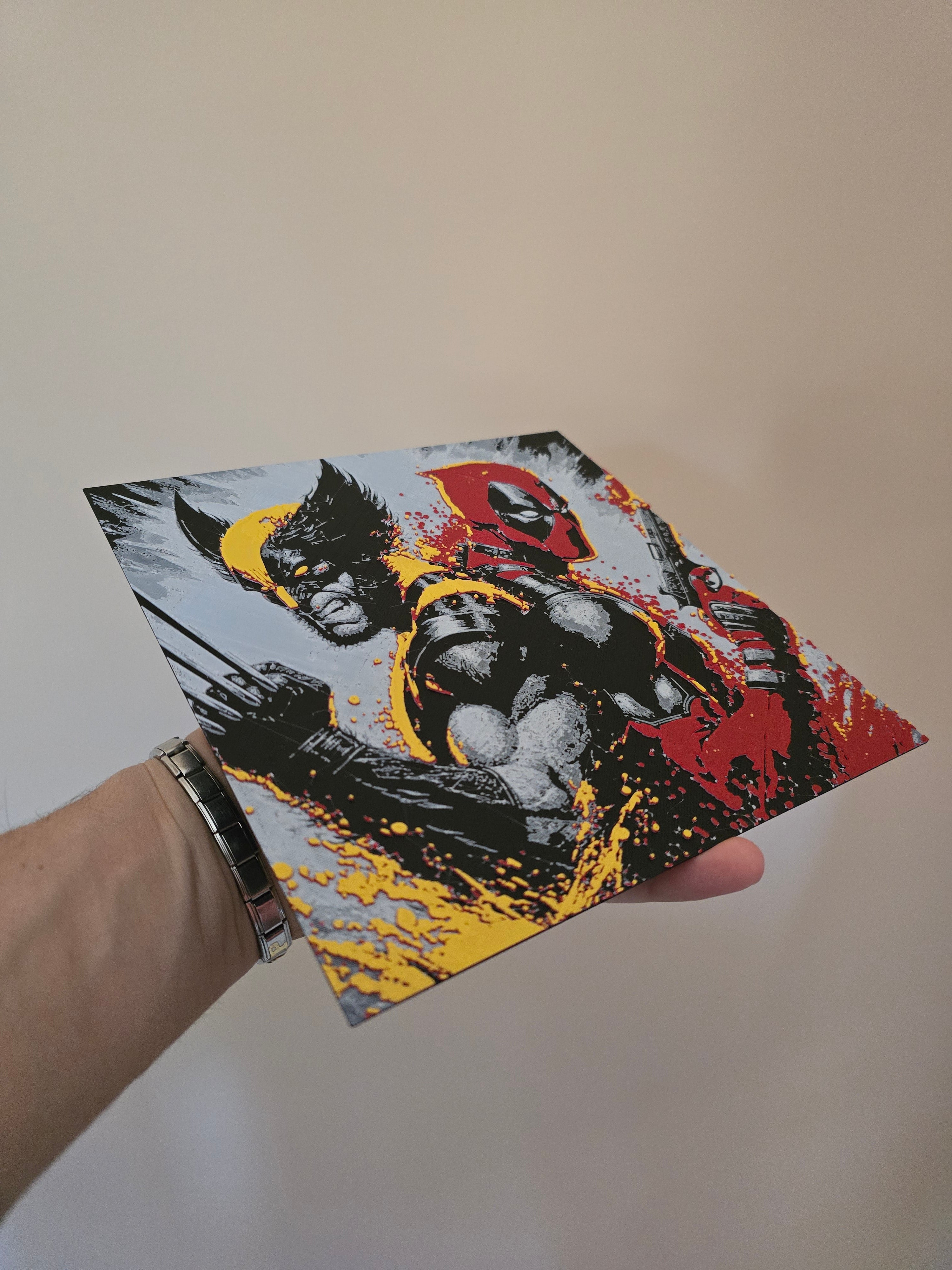 Quadro 3D – Deadpool & Wolverine Tribute