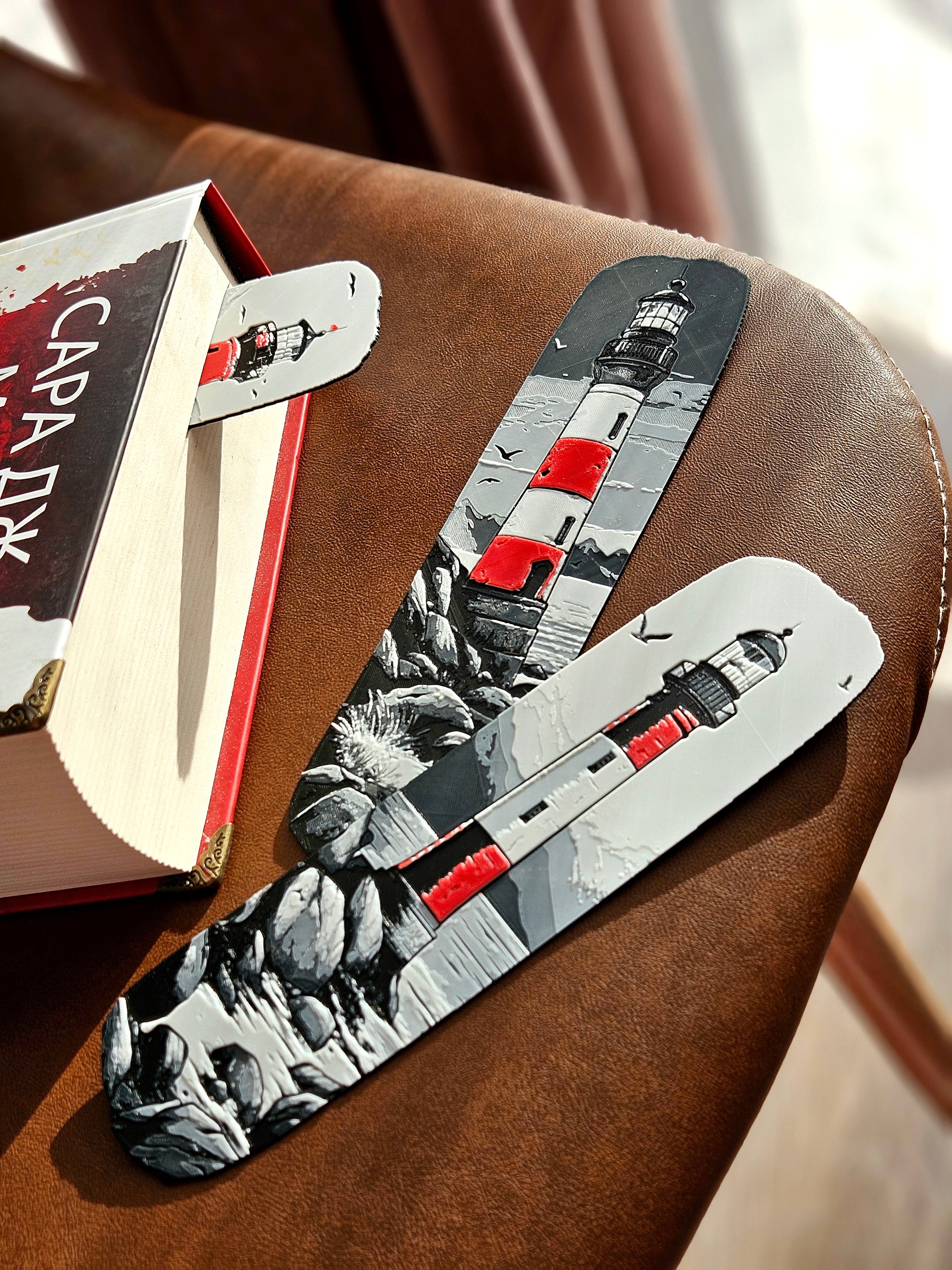 Kit 3 Segnalibri Faro – Design Artistico in Stampa 3D