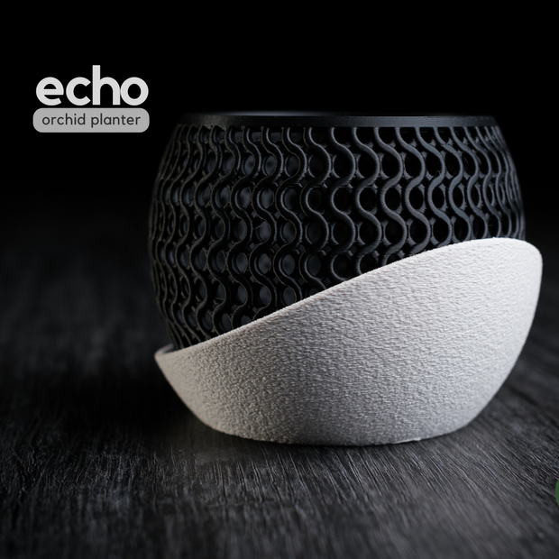 Vaso per orchidee design moderno in stampa 3D – Echo Orchid Planter