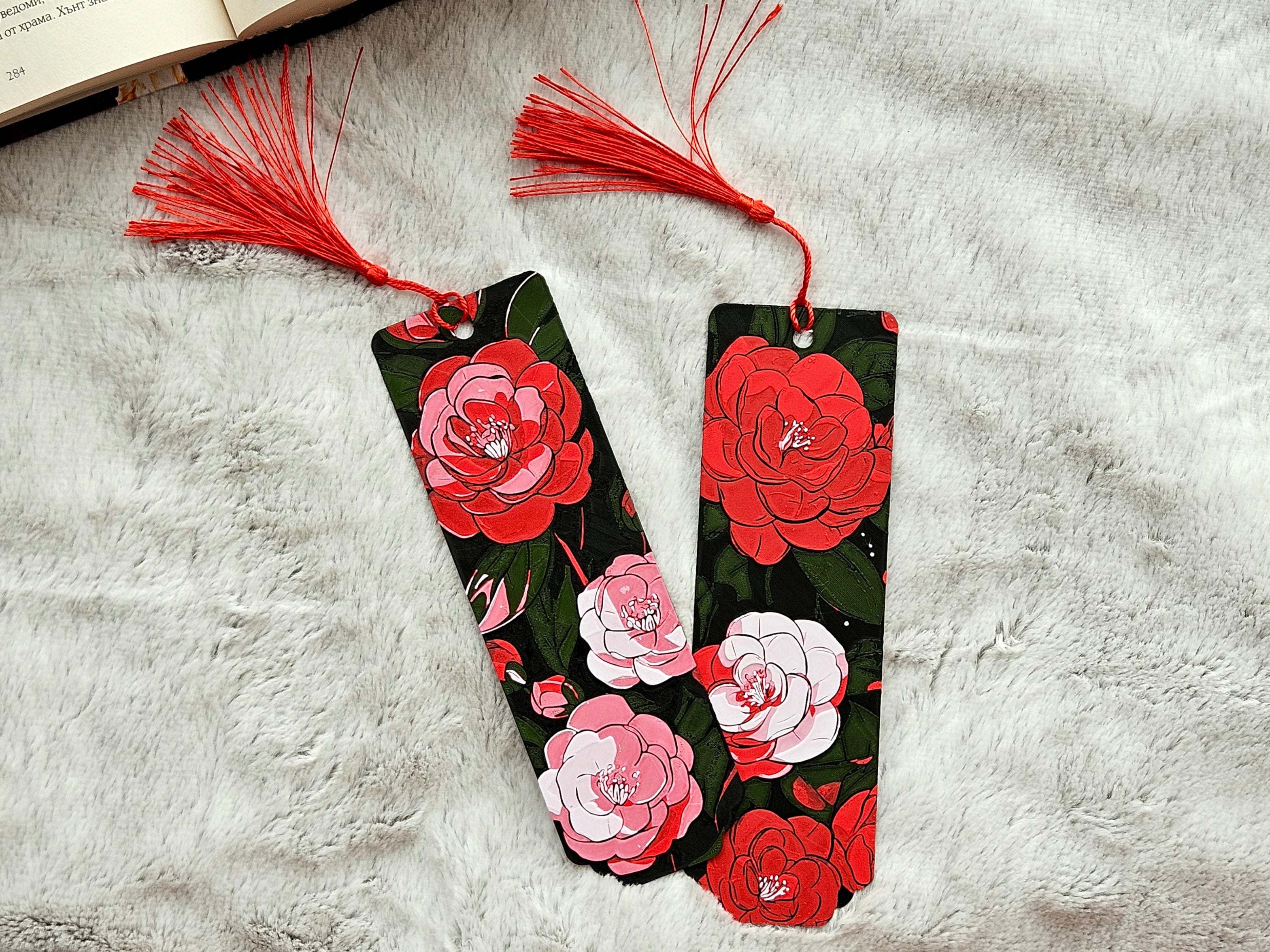 Segnalibri stiloso floreale Stampa 3D da collezione