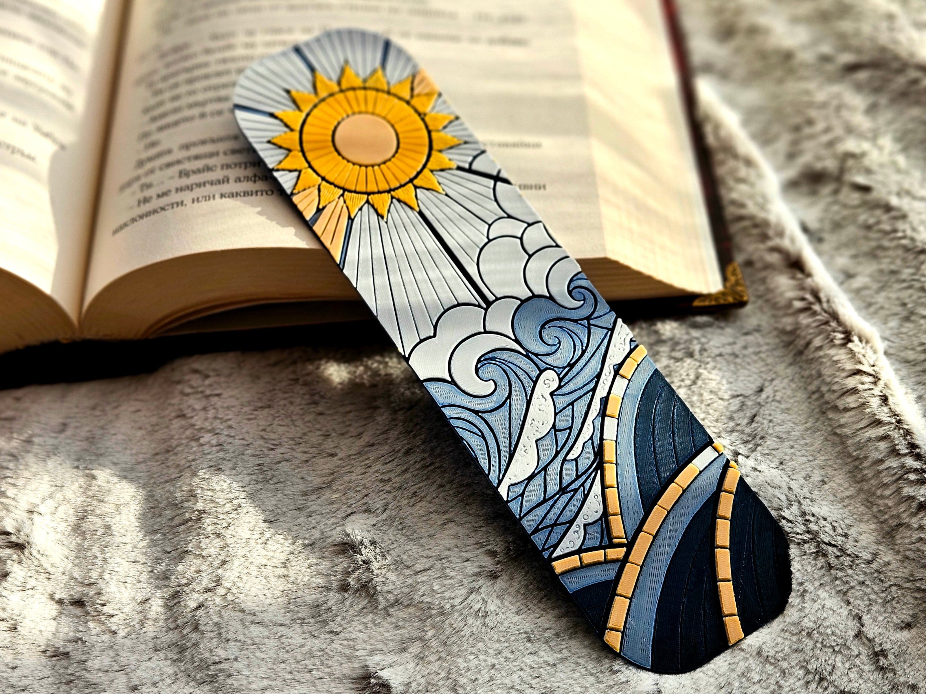 Segnalibro Artistico Sole e Mare