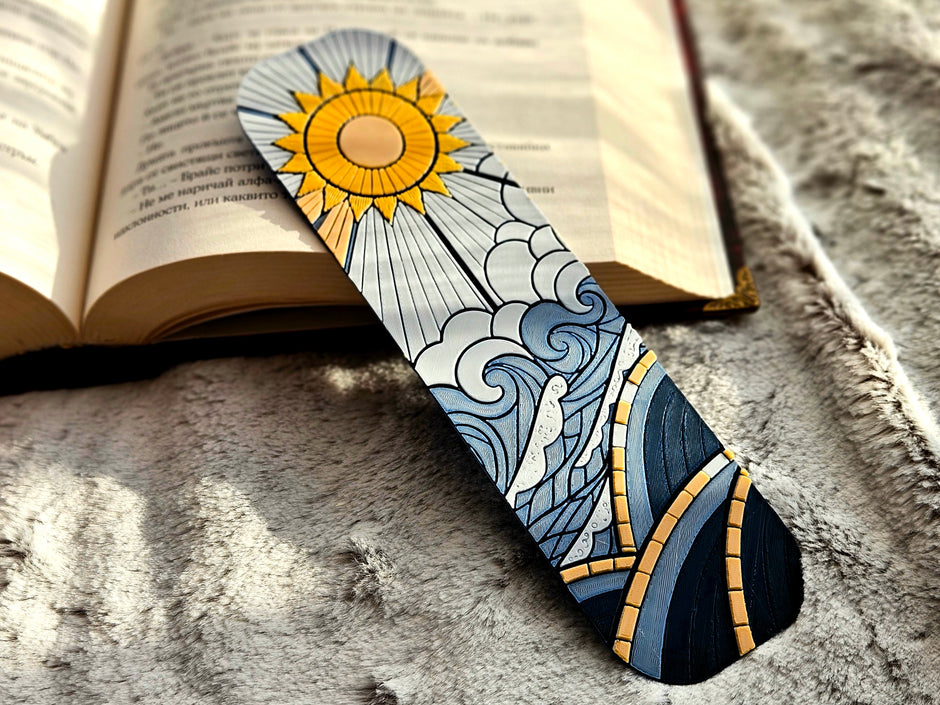 Segnalibro Artistico Sole e Mare