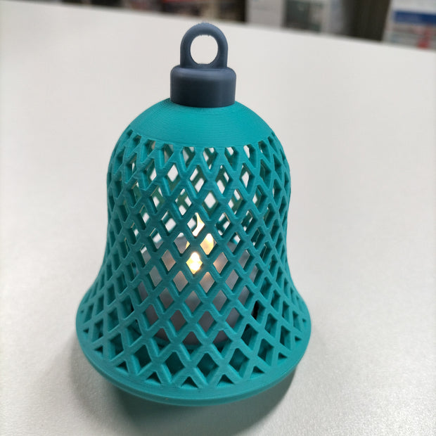 Campanella Decorativa con Luce LED – Effetto Lanterina Natalizia