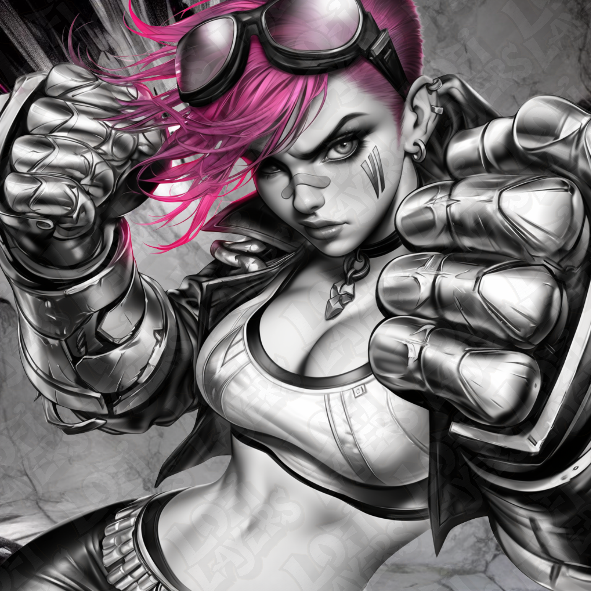 Quadro 3D Vi – League of Legends