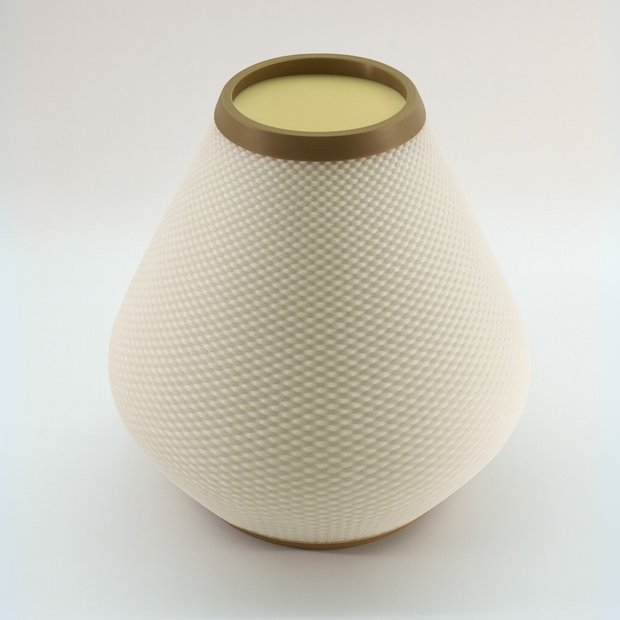 🌼 Vaso decorativo in stampa 3D – Texture intrecciata | Design moderno