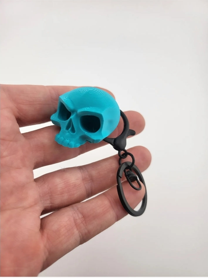 Portachiavi Teschio in Stampa 3D - Gadget Fantasy / Accessorio Originale