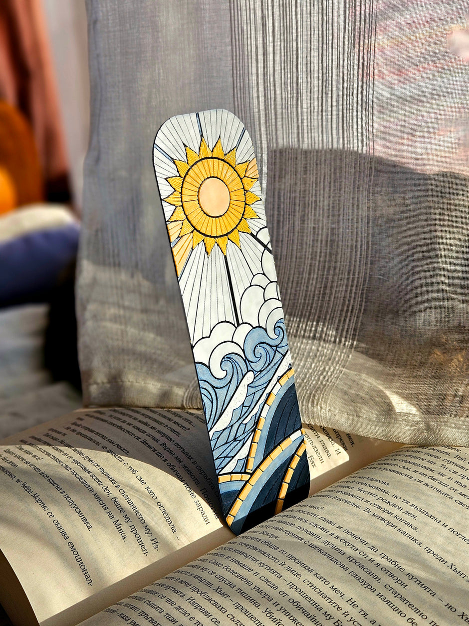 Segnalibro Artistico Sole e Mare